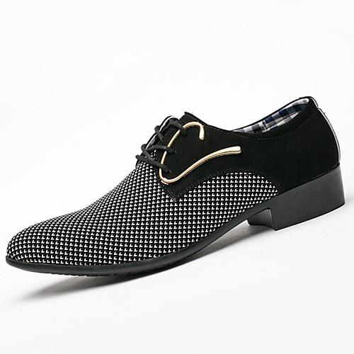 

Men's Formal Shoes Faux Leather Spring & Summer / Fall & Winter Business / Casual Oxfords Breathable Black / Blue