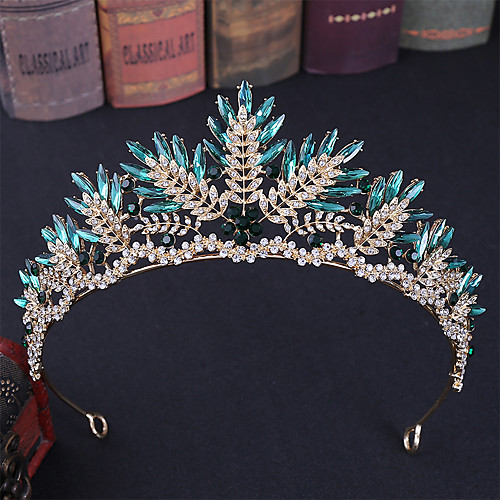 

Alloy Tiaras / Hair Accessory with Rhinestone / Glitter 1 Piece Wedding Headpiece