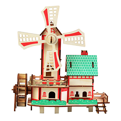 

Wooden Puzzle Famous buildings Chinese Architecture House Professional Level Wood 1 pcs Boys' Girls' Toy Gift