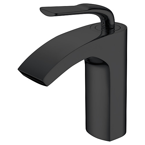 

Bathroom Sink Faucet - Waterfall Painted Finishes Centerset Single Handle One HoleBath Taps