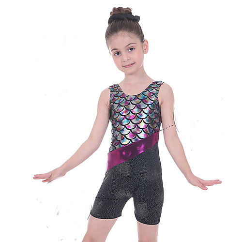 

Kids' Dancewear Leotard / Onesie Split Joint Girls' Training Performance Natural POLY