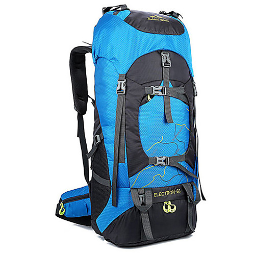 

60 L Hiking Backpack Rucksack Multifunctional Waterproof Rain Waterproof Moistureproof Outdoor Camping / Hiking Hunting Climbing Oxford Black Blushing Pink Green