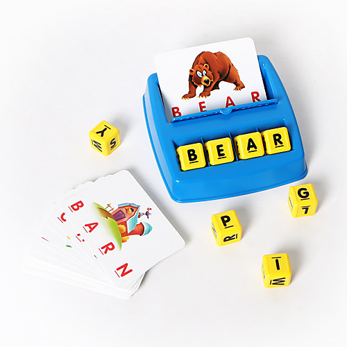 

Educational Flash Card Educational Toy Matching Letter Game Picture Word Matching Game Educational Learning Games Letter Spelling Letter Reading Game Improve Memory ABS Resin Kid's Preschool Cute