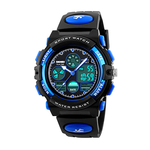 

Kids Digital Watch Japanese Digital Sporty Stylish Stainless Steel Black / Red / Yellow 50 m Water Resistant / Waterproof Chronograph Alarm Clock Digital Cartoon Fashion - Black Black / Blue Purple