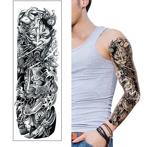 

1 pcs Temporary Tattoos Creative / Disposable / Non-Allergenic Face / Body / Hand Water-Transfer Sticker Body Painting Colors