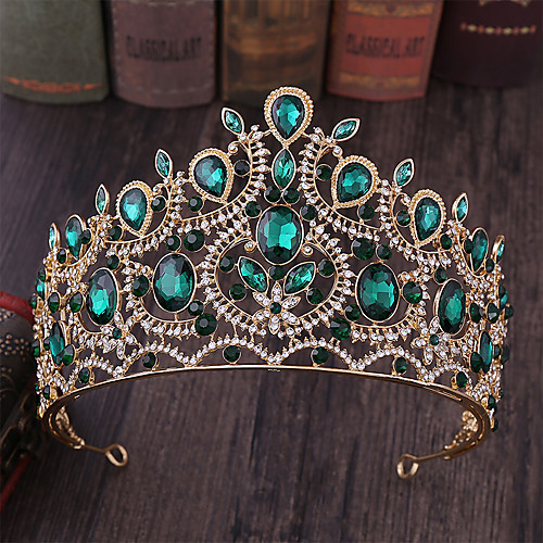 

Alloy Tiaras / Hair Accessory with Rhinestone / Glitter 1 Piece Wedding Headpiece