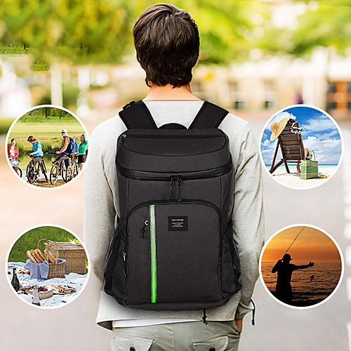 

30L Unisex Insulation Cooler Backpack Travel Picnic Thermal Cooler Bag Men Women Large Capacity Tourit Backpack