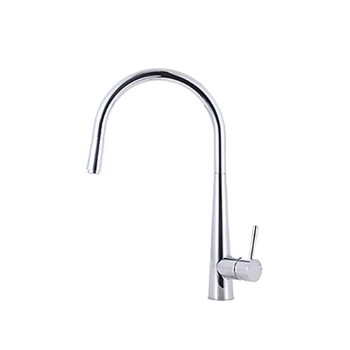 

Kitchen faucet - Single Handle One Hole Chrome / Electroplated Pull-out / ­Pull-down Other Contemporary Kitchen Taps