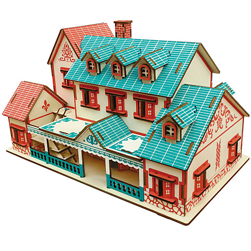 

3D Puzzle Jigsaw Puzzle Wooden Model Famous buildings DIY Wooden Natural Wood Classic Kid's Unisex Toy Gift