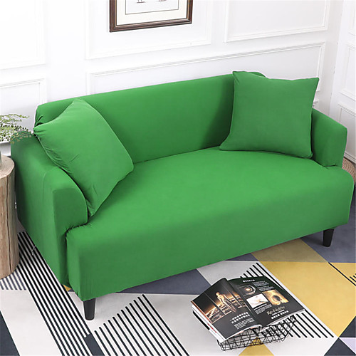 

Pure Color Dustproof All-powerful Slipcovers Stretch Sofa Cover Super Soft Fabric Couch Cover with One Free Pillow Case