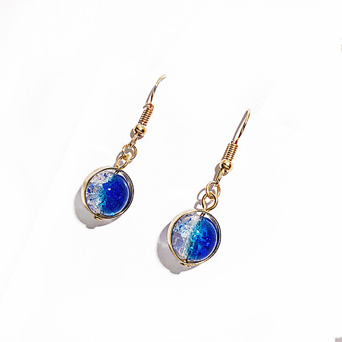 

Women's Earrings Classic Mini Earrings Jewelry Royal Blue / Blue For Christmas Party Anniversary Carnival Festival 1 Pair