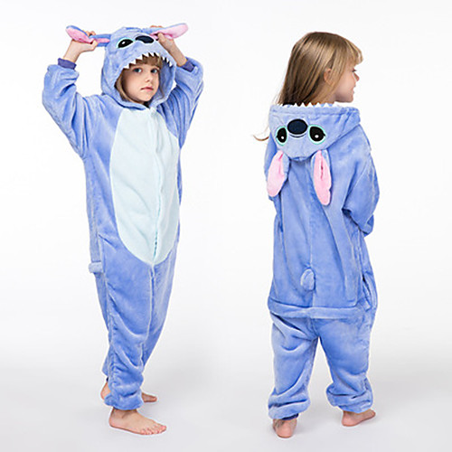 

Kid's Camouflage Kigurumi Pajamas Nightwear Blue Monster Onesie Pajamas Polar Fleece Blue / Pink Cosplay For Boys and Girls Animal Sleepwear Cartoon Festival / Holiday Costumes / Leotard / Onesie