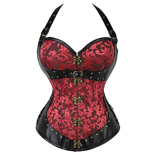 

Normal POLY Corset Sexy Patchwork Party Evening Bandage Gothic Style