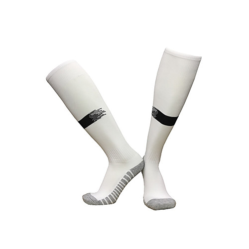 

Kid's Compression Socks Athletic Sports Socks Running Socks 1 Pair Socks Breathable Sweat wicking Comfortable Running Active Training Jogging Sports Color Block Polyster BlackWhite Red and White