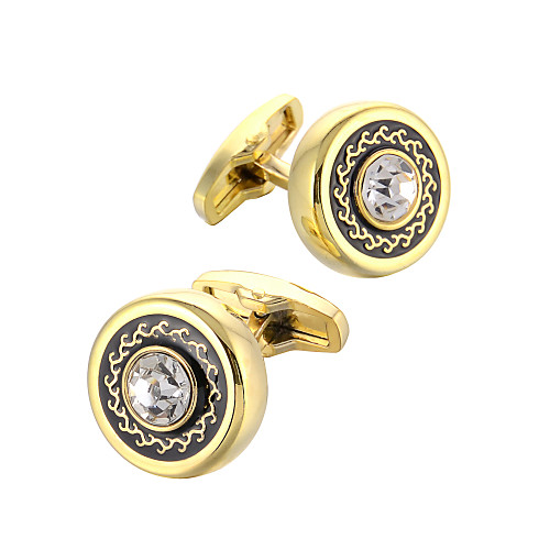 

Cufflinks Fashion Dresswear Brooch Jewelry Golden For Gift Daily