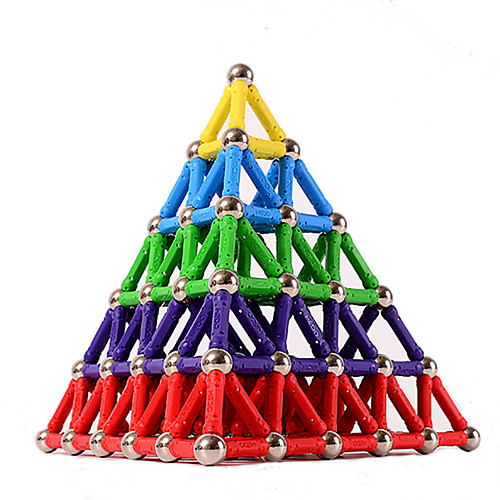 

84 pcs 5mm Magnet Toy Magnetic Sticks Building Blocks Educational Toy 3D Magnetic Blocks Plastic Magnet Magnetic Educational Pyramid STEAM Toy Kid's / Adults / Adults' Unisex Boys' Girls' Toy Gift