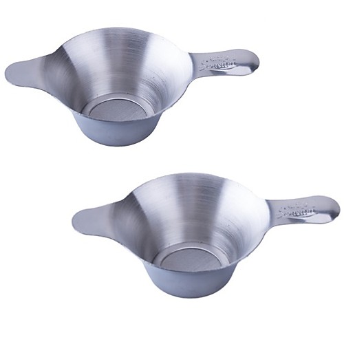 

Stainless Steel Manual 2pcs Filter Tea Strainer Strainer