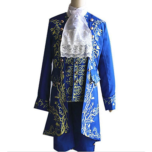 

Prince Cosplay The Beast and Beauty Blazer Jacket & Pants Shirt Men's Halloween Carnival Festival / Holiday Elastane Tactel Men's Carnival Costumes Vintage / Top / Tie / Vest / Vest / Top