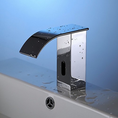 

Bathroom Sink Faucet - Touch / Touchless Electroplated Free Standing Single Handle One HoleBath Taps