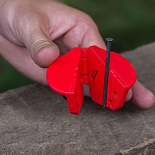 

Safety Nailer Mini Protection Finger Carpentry Small Screw Manual Plastic Nail Holder Industrial Hand Protector Woodworking Tool