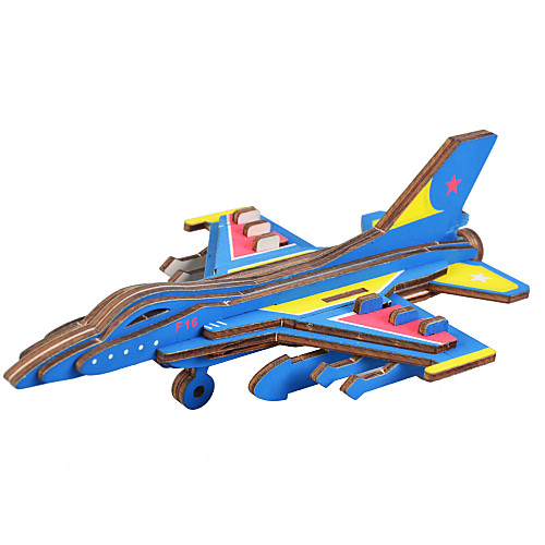 

Plane / Aircraft 3D Puzzle Wooden Puzzle Metal Puzzle Model Building Kit Wooden Model Metal Kid's Adults' Toy Gift