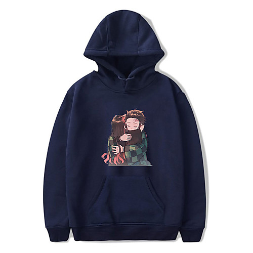 

Inspired by Demon Slayer: Kimetsu no Yaiba Cosplay Cosplay Costume Hoodie Cotton Fibre Print Printing T-shirt For Men's / Women's