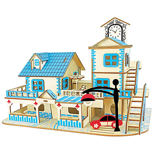 

3D Puzzle Model Building Kit Wooden Model Chinese Architecture Wood Kid's Adults' Unisex Boys' Girls' Toy Gift
