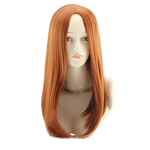 

Synthetic Wig Curly Asymmetrical Wig Long Light Brown Synthetic Hair 27 inch Women's Best Quality Brown