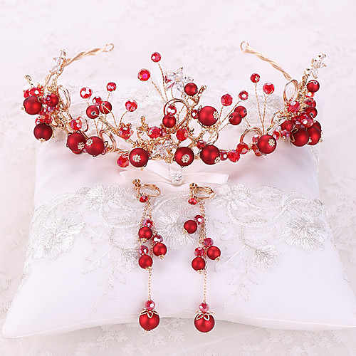 

Alloy Hair Accessory with Rhinestone / Glitter 3 Pieces Wedding Headpiece