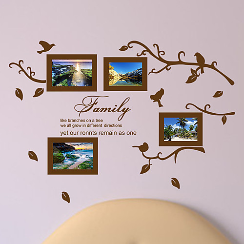 

Picture Frames Tree Branches Decorative Wall Stickers - Plane Wall Stickers / Animal Wall Stickers Animals / Characters Living Room / Indoor