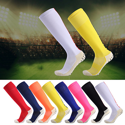 

Compression Socks Athletic Sports Socks Running Socks 1 Pair Women's Men's Tube Socks Socks Breathable Sweat wicking Comfortable Running Active Training Jogging Sports Color Block Chinlon fluorescent