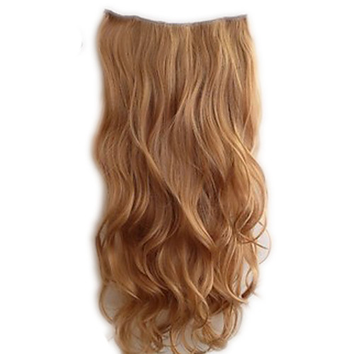 

Synthetic Wig Curly Asymmetrical Wig Long Light Brown Black / Pink Synthetic Hair 17 inch Women's Black