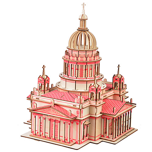 

3D Puzzle Jigsaw Puzzle Paper Model Castle House Party DIY High Quality Paper Classic Kid's Unisex Boys' Girls' Toy Gift