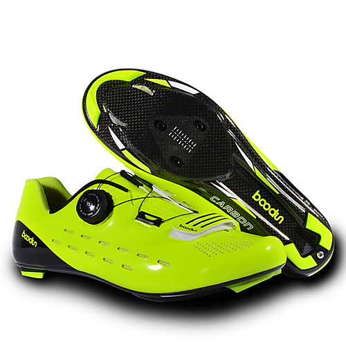 

BOODUN Adults' Bike Shoes Road Bike Shoes Breathable Anti-Slip Mountain Bike MTB Road Cycling Cycling / Bike Black Green Men's Women's Cycling Shoes