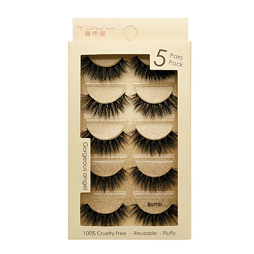 

Eyelash Extensions 1 pcs Best Quality Pro Natural Safety Animal wool eyelash Plastic Date Professioanl Use Full Strip Lashes Natural Long - Makeup Daily Makeup Party Makeup Smokey Makeup Fashion