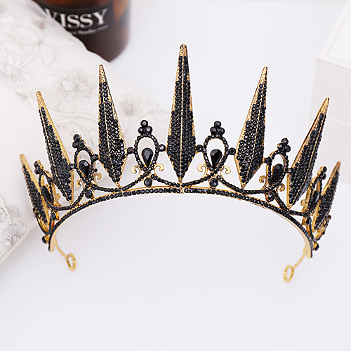 

Alloy Tiaras / Hair Accessory with Rhinestone / Glitter 1 Piece Wedding Headpiece