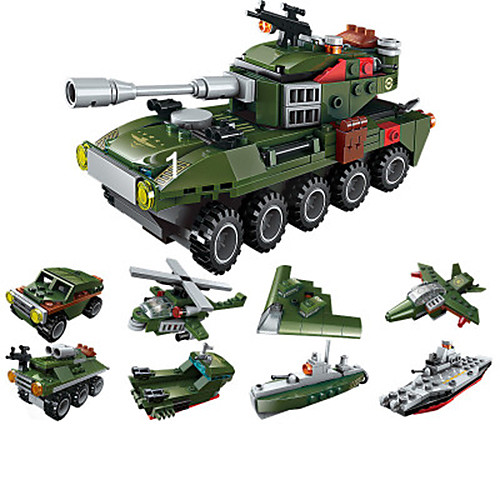 

Building Blocks Military Blocks Educational Toy Model Building Kit Construction Set Toys Tank Soldier compatible Plastic Legoing Boys' Girls' Toy Gift / Kid's