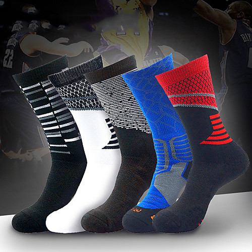 

Compression Socks Athletic Sports Socks Running Socks 1 Pair Tube Socks Socks Compression Socks Breathable Sweat wicking Comfortable Running Active Training Jogging Sports Color Block Polester