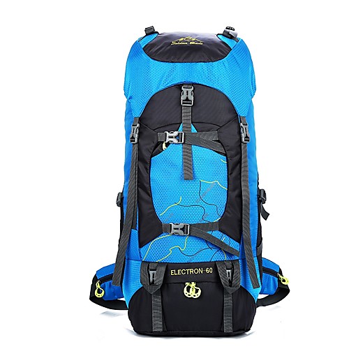 

60 L Hiking Backpack Rucksack Multifunctional Waterproof Rain Waterproof Moistureproof Outdoor Camping / Hiking Hunting Climbing Oxford Black Sky Blue Blushing Pink