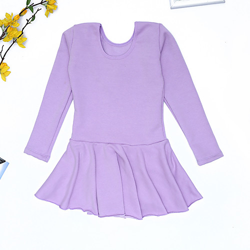 

Kids' Dancewear Dress Split Joint Girls' Performance Daily Wear Long Sleeve POLY