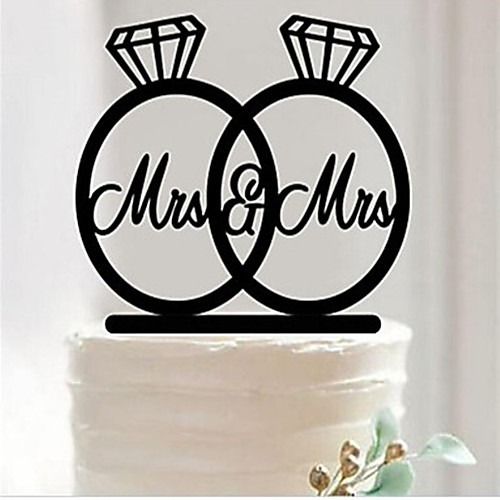 

Cake Topper Acrylic 1 Piece Wedding