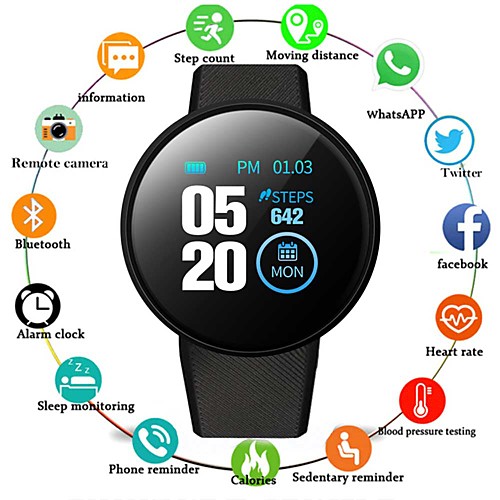 

Men's Sport Watch Digital Digital Modern Style Sporty Casual Water Resistant / Waterproof Heart Rate Monitor Smart / One Year / Silicone