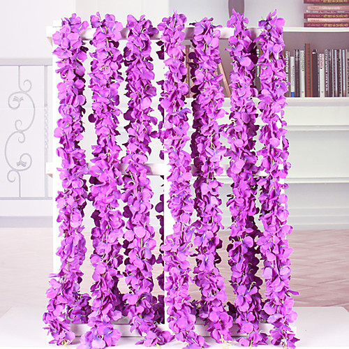 

Artificial Flower Violet Rattan Home Wedding Party Decoration 1 Pack