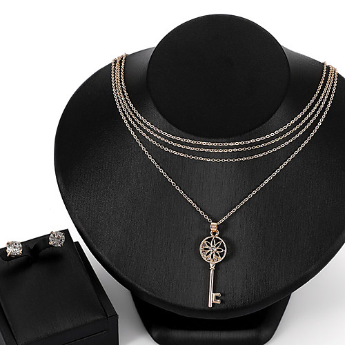 

Women's Jewelry Set Cut Out Precious Fashion Gold Plated Earrings Jewelry Gold For Christmas Wedding Halloween Party Evening Gift 1 set