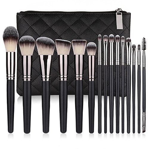 

Professional Makeup Brushes 15pcs Soft Lovely Comfy Aluminium Alloy 7005 / Wooden / Bamboo for Concealer & Base Powders Foundation Blush Brush Makeup Brush Lip Brush Eyeshadow Brush