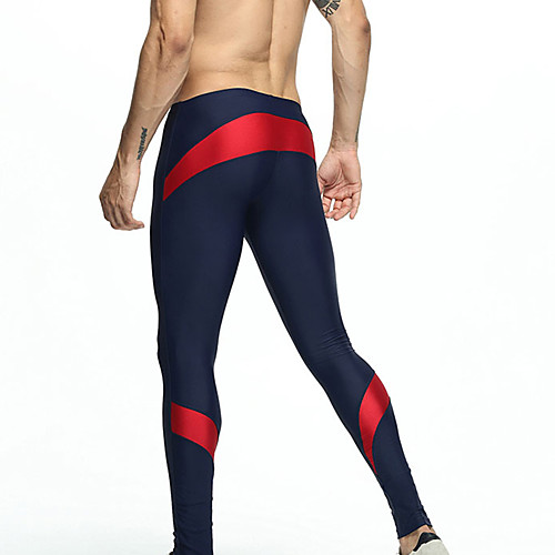

Men's Color Block Black / Yellow BlueRed Black / White S M L / Stretchy / Skinny / Quick Dry / Breathable / Spring