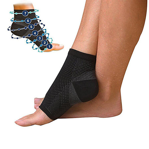

Ankle Brace for Basketball Running Soft Compression Eases pain Lycra 2pcs