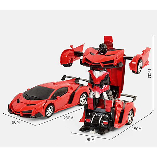 

Toy Car Transpotation Armored Robot Classic Car Transformable Music & Light RF Remote Control Metal Mini Car Vehicles Toys for Party Favor or Kids Birthday Gift