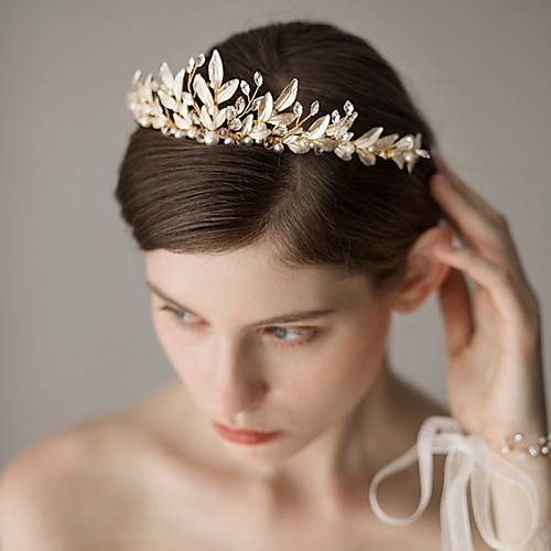 

Alloy Headpiece with Faux Pearl 1 Piece Wedding Headpiece