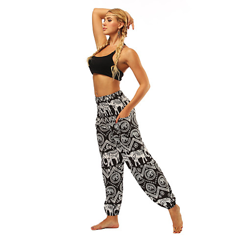 

Women's Yoga Pants Harem Bloomers Breathable Quick Dry Black Red Blue Gym Workout Dance Fitness Sports Activewear Loose